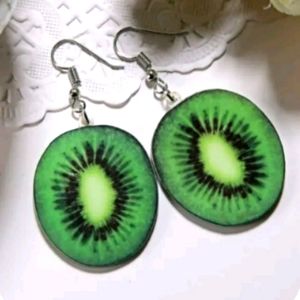 🥝 Kiwi Fruit Earrings